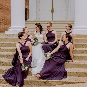 Like new, only worn once Lulus medium purple gown.